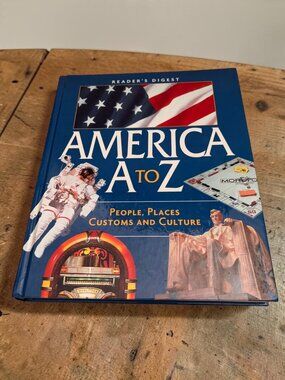 America A To Z Hardcover Book By Readers Digest 1997 People Places Customs & Cul